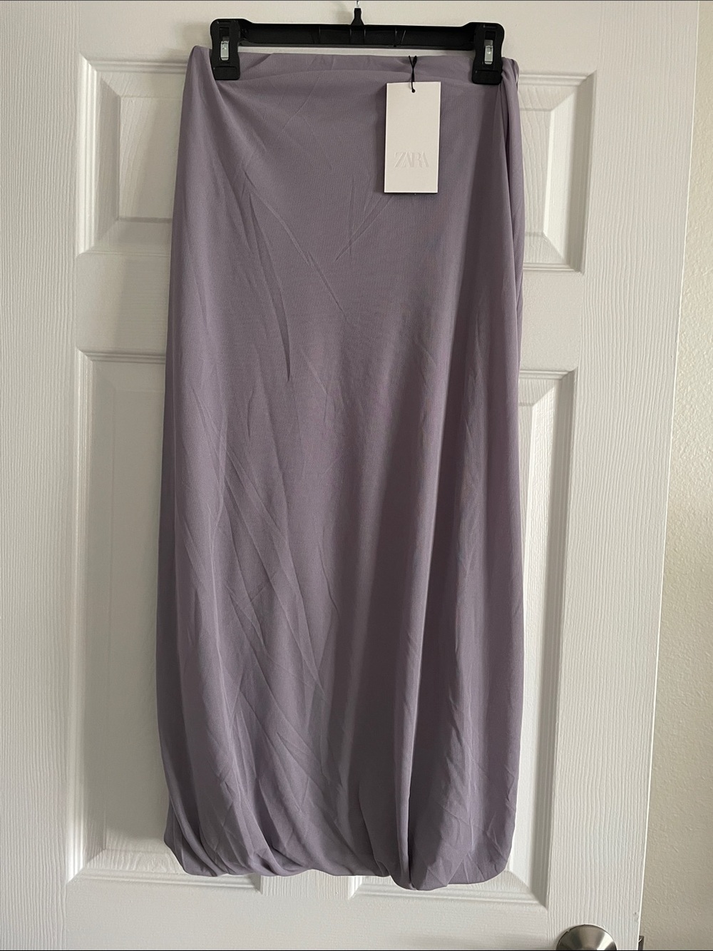 Zara Drape Bubble Hem skirt